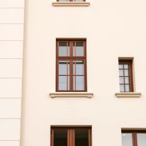Okna orzech jaka elewacja